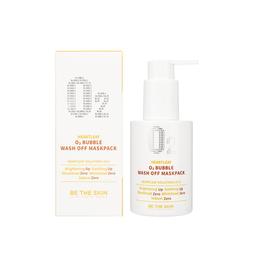 Be The Skin Heartleaf O2 Bubble Wash Off Mask Pack